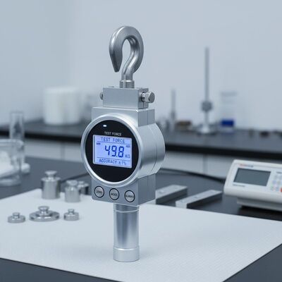 Máquina de ensayo de tensión de capacidad de 50 kg con una precisión de ± 1% de la fuerza de ensayo y una medición del desplazamiento de 0,001 mm para ensayos precisos de resistencia a la tracción