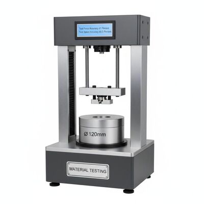 Máquina de ensayo de tracción con precisión de fuerza de prueba de ±1%, diámetro de prueba de 120 mm y precisión de velocidad de prueba de ±0.5% para pruebas de materiales