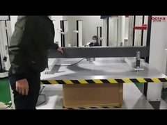 Máquina de ensayo de compresión / Comprobador de compresión de contenedores servo controlado por computadora para pruebas de cajas y cartones